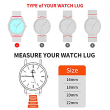 Carica l'immagine nel visualizzatore di Gallery, TStrap Cinturino Orologio Metallo 18mm - Cinturini per Orologi di Ricambio Argento a Sgancio Rapido per Uomo e Donne - Cinturino per Orologio in Acciaio Inossidabile Smartwatch - 16mm 18mm 20mm 22mm