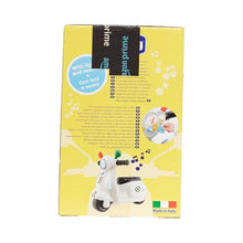Carica l&#39;immagine nel visualizzatore di Gallery, Chicco Vespa per Bambini Primavera Bianca, Moto Giocattolo Cavalcabile con Pannello Elettronico, Luci e Suoni, Ruote di Supporto Rimuovibili, Max 25 Kg, Giochi per Bambini 1-3 Anni