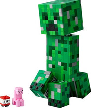 Carica l'immagine nel visualizzatore di Gallery, LEGO Minecraft Creeper Giocattolo - Action Figure di Mob Snodabile con Scomparto Segreto con Maiale e Elemento TNT - Regalo per Gamer, Bambini, Bambine e Fan Adolescenti da 10 Anni in su - 21276