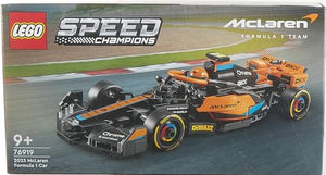 LEGO Speed Champions Monoposto da Corsa McLaren Formula 1 2023, Macchina Giocattolo F1 per Bambini e Bambine da 9 Anni, Modellino di Auto da Costruire con Minifigure del Pilota, Idea Regalo 76919