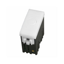 Carica l'immagine nel visualizzatore di Gallery, Lampada segnapasso LED da incasso 1 modulo con tasto click ON/OFF, luce bianca fredda 6000K, compatibile BTicino Living,