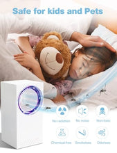 Carica l'immagine nel visualizzatore di Gallery, Lampada Antizanzare Elettrica, Uccidi Zanzare, Zanzariera Elettrica con Lampada UV, Trappola per zanzare USB, 180° Luce Insetticida per Uso da Interno ed Esterno, Zanzare, Mosche, Falene, Insetti