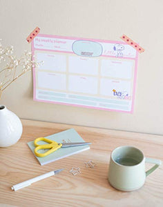Grupo Erik: Planning da Tavolo A4 Snoopy, Planner settimanale con 54 fogli a strappo, 21 x 29,7 cm, Agenda Organizer, To Do List Planner, Planner settimanale da scrivania