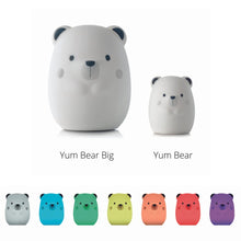 Carica l'immagine nel visualizzatore di Gallery, Jané Yum Bear Big Luce Notturna Bambino, Lampada Portatile, USB Ricaricabile, 9 Colori, Touch, Silicone Morbido, Orsetto