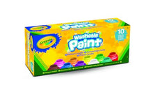 Carica l&#39;immagine nel visualizzatore di Gallery, CRAYOLA Lavabilissimi - 10 Tempere Lavabili per Bambini, Confezione da 10 Barattolini da 59 ml, Età Consigliata: da 3 Anni, per lavoretti e decorazioni, per dipingere in sicurezza