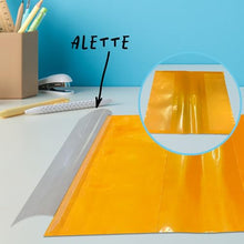 Carica l'immagine nel visualizzatore di Gallery, ICE TOYS 7 copri quaderno mono colori con spazio per scrivere nome materia classe (Multicolor, A4)