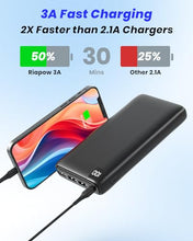 Carica l'immagine nel visualizzatore di Gallery, Riapow Power Bank 26800mAh, Caricabatterie Portatile 3,0A USB C Ricarica Rapida Batteria Esterna con Display a LED Caricatore Portatile Cellulare 4 USB Uscite per iPhone, Tablet e Altri