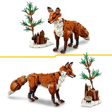 Carica l&#39;immagine nel visualizzatore di Gallery, LEGO Creator 3 in 1 Animali della Foresta: Volpe Rossa Giocattolo, Giochi per Bambini e Bambine da 9 Anni in su, Modelli Trasformabili in Gufo e Scoiattolo Snodabili, Idea Regalo Divertente 31154