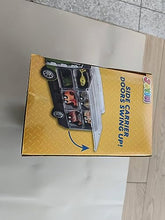 Carica l'immagine nel visualizzatore di Gallery, JOYIN 13 Pcs Dinosaur Toy Car Transporter for Kids, con 12 veicoli dinosauro retrattili, 1 camion trasporto dinosauri giocattolo con musica, suoni, luci, 1 elicottero