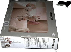 Nattou Giostrina musicale, Nina, Jade e Lili, Melodia "La-Le-Lu", 37 x 31 x 9 cm, Beige/Rosa/Bianco, 987240