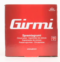 Carica l&#39;immagine nel visualizzatore di Gallery, Girmi SR02 Spremiagrumi Elettrico, 25 W, Capacità 700cc, Doppia coppa di spremitura piccola e grande, Rosso/Bianco