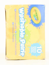Carica l&#39;immagine nel visualizzatore di Gallery, CRAYOLA Lavabilissimi - 10 Tempere Lavabili per Bambini, Confezione da 10 Barattolini da 59 ml, Età Consigliata: da 3 Anni, per lavoretti e decorazioni, per dipingere in sicurezza