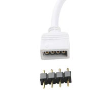 Carica l'immagine nel visualizzatore di Gallery, CESFONJER 4 Pin RGB maschio a maschio Connettori, cavo connettore LED RGB splitter, per striscia LED RGB SMD (40pcs / pa