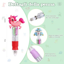 Carica l'immagine nel visualizzatore di Gallery, 30 pezzi Penne Regalini Fine Festa Compleanno Penne Multicolore Bambini Gadget Compleanno Bambini Penne Gel Colorate Penne a Sfera (30)