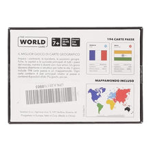 Carica l'immagine nel visualizzatore di Gallery, The World Game - Gioco di Carte Geografia - Gioco da Tavolo Educativo per Bambini, Famiglie e Adulti - Un Gioco di Società per Ragazzi e Ragazze sul Mundo - In Italiano