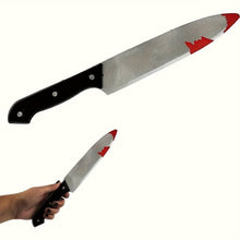 Carica l&#39;immagine nel visualizzatore di Gallery, Boolavard Halloween Coltello finto Fai da te Decorazioni spaventose Festa in costume Horror Puntelli Cosplay Regali (Coltello 1)