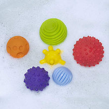 Carica l'immagine nel visualizzatore di Gallery, FANCY FancyBaby 6 palline sensoriali per neonati, Giochi educativi in aqua, Palla morbida, Idea regalo