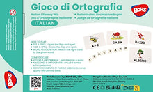 Carica l'immagine nel visualizzatore di Gallery, BOHS Juego de Ortografía en Italiano - Ve y Oculta la Ortografía - 60 Tarjetas Flash - Juguetes Educativos para el Aprendizaje de Idiomas en Preescolar
