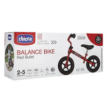 Carica l&#39;immagine nel visualizzatore di Gallery, Chicco Red Bullet Bicicletta Bambini Senza Pedali 2-5 Anni, Bici Senza Pedali Balance Bike per l&#39;Equilibrio, con Manubrio e Sellino Regolabili, Max 25 Kg, Rosso - Giochi Bambini 2-5 Anni