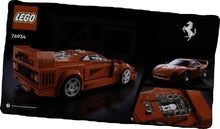 Carica l&#39;immagine nel visualizzatore di Gallery, LEGO Speed Champions Supercar Ferrari F40, Modellino di Auto Sportiva da Costruire, Macchina Giocattolo da Collezione con Minifigure del Pilota, Giochi per Bambini e Bambine da 9 Anni in su 76934