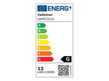 Carica l'immagine nel visualizzatore di Gallery, Velleman Tubo fluorescente T4 12W, bianco freddo 6500K, 720 lumen, lampada di ricambio rotonda per lampada con lente, lu