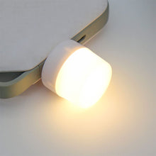 Carica l'immagine nel visualizzatore di Gallery, Mini lampadina a LED USB, senza sensore di luce, plug-in, bianco caldo, compatta, ideale per camera da letto, bagno, cuc