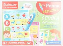 Carica l'immagine nel visualizzatore di Gallery, Clementoni- Sapientino-Scuola Dell'Infanzia-Forme, Colori, Alfabeto E Numeri-Quiz, Schede attività e Penna Interattiva Parlante, Gioco Educativo 3 Anni-Made in Italy, Italiano, 16748