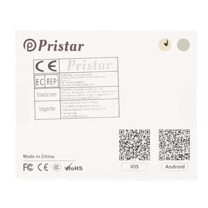Pristar P15 Mini Etichettatrice Bluetooth - Portatile Stampante per etichette termica, Etichettatrice Etichette Adesive, Ricarica USB, Compatibile con i sistemi Android e iOS - Bianca