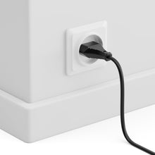 Carica l'immagine nel visualizzatore di Gallery, 2m Cavo di Alimentazione Elettrico Spina Tipo C Europlug a Presa C7 Cavo Euro per Piccoli Elettrodomestici Euro 8 TV Blu-Ray Alimentatori - Nero