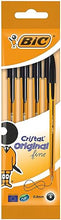 Carica l&#39;immagine nel visualizzatore di Gallery, BIC Cristal Original Fine Penne A Sfera Con Punta Fine (0,8 Mm) - Nere, Confezione Da 4