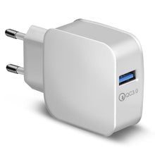 Carica l'immagine nel visualizzatore di Gallery, Caricatore USB da Muro 5V-3.0A - 9V-2A - 12V-1,6A Universale Quick Charge 3.0 Veloce Caricabatterie Alimentatore Presa P