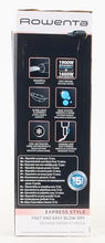 Carica l'immagine nel visualizzatore di Gallery, Rowenta CV1811 Express Style, Asciugacapelli, Potente, Super Compatto, Tecnologia Ionica, 2 impostazioni di velocità/temperatura, Design Ultraleggero, Nero