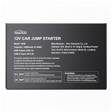 Carica l'immagine nel visualizzatore di Gallery, YaberAuto Booster Avviamento Auto,2000A 13800mAh Avviatore Emergenza per Auto (Fino a 7.0L Benzina, 5.5L Diesel),12V Avviatore Batteria Auto Portatile con Torcia LED Professionale,Uscita USB Rapida