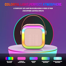 Carica l&#39;immagine nel visualizzatore di Gallery, Dislocati Microfono Karaoke per Bambini, Regalo Bambina 4-12 Anni Microfono Bambini Giochi Bambina 4-12 Anni Karaoke con Microfono Bluetooth Regalo Ragazza Giocattoli Bambina 4-12 Anni
