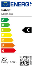 Carica l'immagine nel visualizzatore di Gallery, SANSI 25W (250W Equivalenti) Lampada LED a Risparmio Energetico, A19 Lampadina LED 4000lm 3000K Bianco Caldo, Angolo del fascio di 270° per Cucina, Ufficio, Officina, Garage, Non Dimmerabile