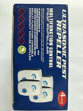 Carica l'immagine nel visualizzatore di Gallery, Repellente ad Ultrasuoni 4 Pack, Repellente Ultrasuoni Anti Zanzare Ultrasuoni Interno Dispositivo, Repellente per Insetti di Ratto, Antizanzare Ultrasuoni per Pulce, Ragno, Mosca, Scarafaggio, Flea