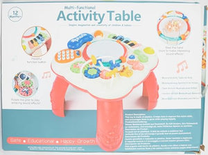 Giochi Bambini 1 Anno - Tavolo Multiattivita Bambini con Suoni e Luci Giochi Montessori 1 Anno Tavolino Bambini Gioco Bimbo Interattivo 1 Anno Strumenti Musicali Bambini Regalo Bimba Bimbo 1 2 3 Anno