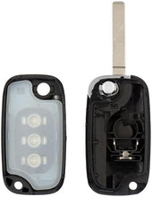 Carica l'immagine nel visualizzatore di Gallery, Guscio Chiave Telecomando Compatibile con SMART 453 FORTWO FORFOUR Cover Scocca Ricambio 3 Tasti Riparazione Sostituzion