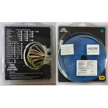 Carica l'immagine nel visualizzatore di Gallery, Balabaxer Striscia luminosa blu al neon, 16.4ft/5m 12V DC 600 SMD2835 LED impermeabile, per la decorazione interna ed esterna (senza azionamento)