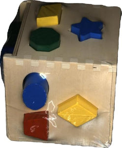 Melissa & Doug Cubo Incastri con Forme Geometriche, legno, Giochi bambini 2 anni Montessori, Regalo Giocattoli 3 - 4 anni