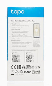 TP-Link Tapo L510E Lampadina Wi-Fi E27, Funziona con Amazon Alexa e Google Home, 806 lumen, Giallo caldo dimmerabile dall' 1% al 100%, 2700 K, Controllo da remoto, 1 pezzo