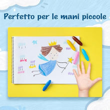 Carica l'immagine nel visualizzatore di Gallery, YPLUS Pastelli Arachidi per Bambini: 12 Pastelli Non Tossici, Facili da Tenere, Lavabili e Sicuri. Forniture Artistiche per Colorare ideali per i più Piccoli