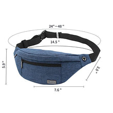Carica l'immagine nel visualizzatore di Gallery, MOBICO Bumbags Fanny Packs for Men and Women Outdoor Sport Running Hiking Waist Bag Bum Bag waistpack