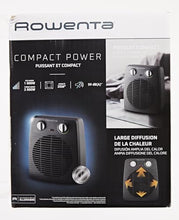 Carica l'immagine nel visualizzatore di Gallery, Rowenta SO2210 Compact Power Termoventilatore Potente e Compatto, Riscalda e Raffredda Gli Ambienti, Ottimo per Qualsiasi Stagione, 2000 W, 220 V, Nero