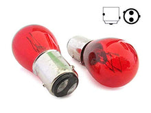 Carica l'immagine nel visualizzatore di Gallery, CARALL 2 Pezzi di Lampade Alogena 12V Per Auto (PR21/5W BAW15D Asimmetrica 12V 21/5W Rosso)