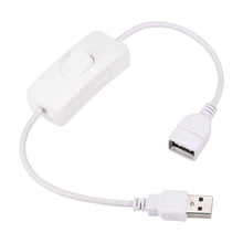 Carica l'immagine nel visualizzatore di Gallery, CABLEPELADO Cavo USB con interruttore On/Off | Adatto per cuffie USB, lampada USB, ventilatore USB, strisce LED, sistema