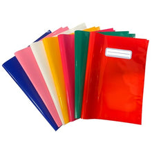 Carica l'immagine nel visualizzatore di Gallery, ICE TOYS 7 copri quaderno mono colori con spazio per scrivere nome materia classe (Multicolor, A4)