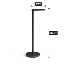 Carica l'immagine nel visualizzatore di Gallery, MINISMUS Porta Rotoli Carta Igienica, Click-up Arm 4 Roll Nero