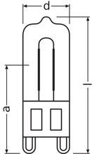 Carica l'immagine nel visualizzatore di Gallery, Osram 66760 ECO Lampada alogena Halopin ECO