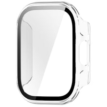 Carica l'immagine nel visualizzatore di Gallery, GIOPUEY Cover Compatibile con Xiaomi Redmi Watch 6 Lite, [2 Pezzi] Pellicola Protettiva Vetro + Cornice in Plastica Rigi